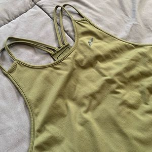 Flag not Fail Army Green Tank Top